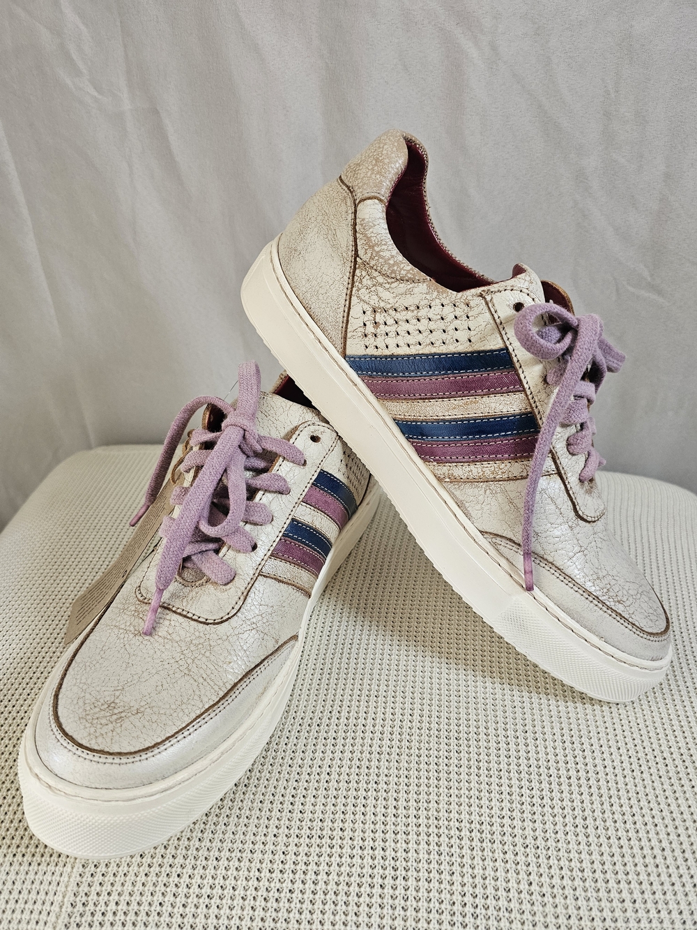 NWT Bed Stu Andromeda Leather Wedge Sneakers Size 9